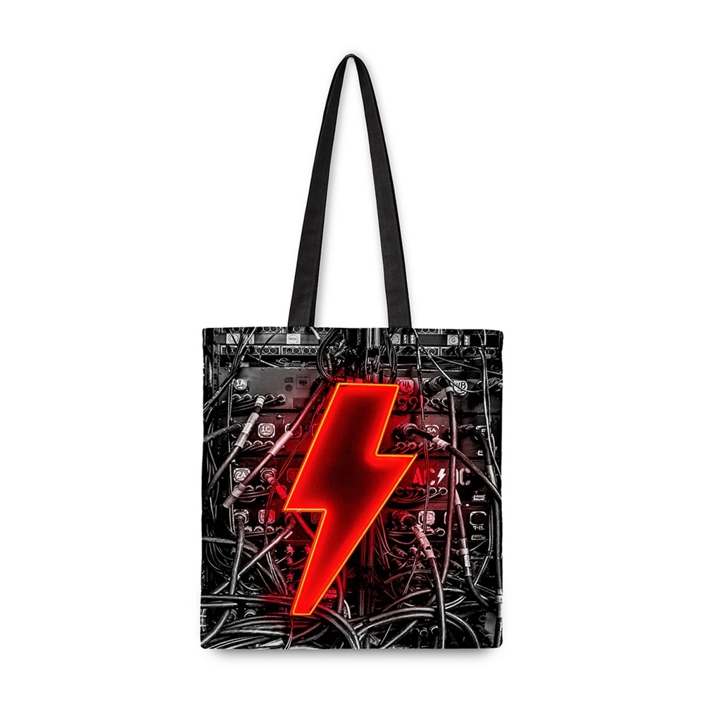 Rocksax AC/DC - Pwr Up Tote bag - Zwart
